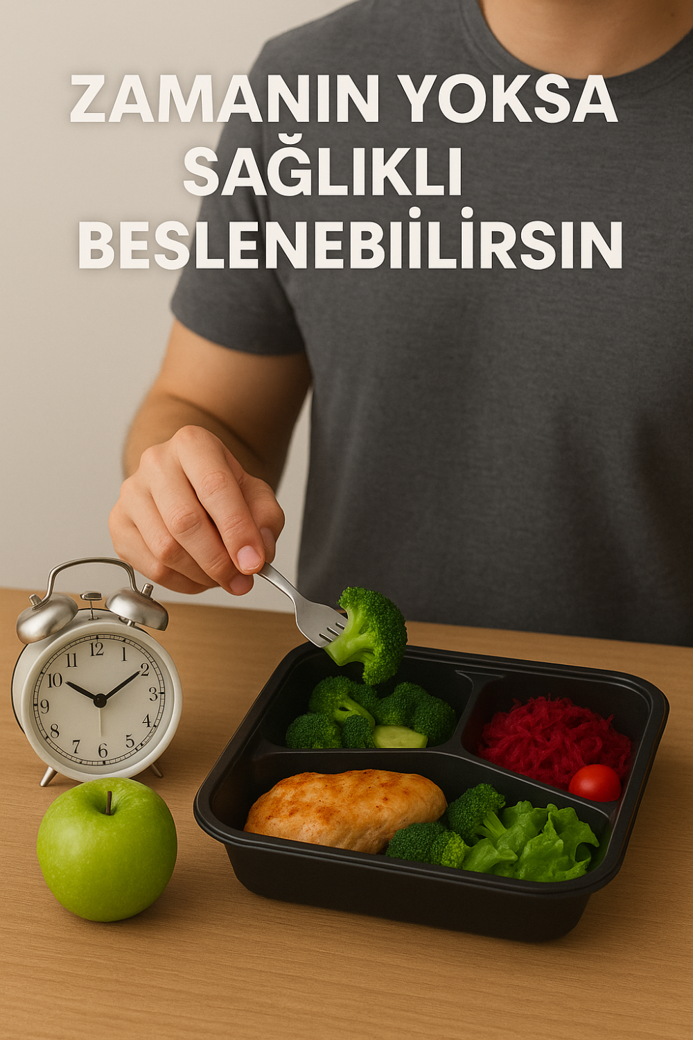Sağlıklı Beslenmek İçin Vaktin Yok mu? Çözüm Çok Yakında!